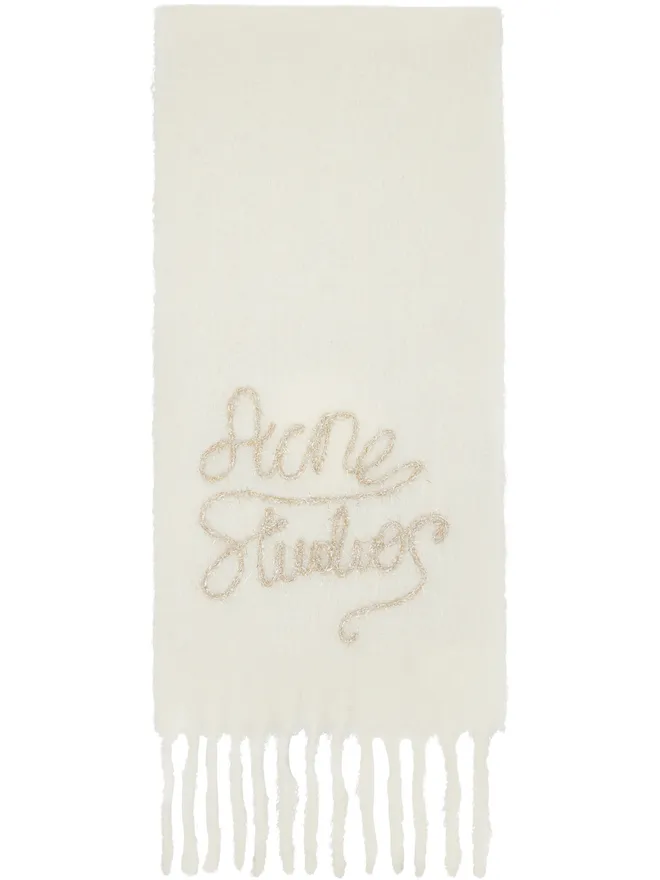 Acne Studios Acne Studios ウール ロゴ マフラーの商品画像