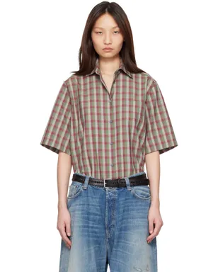 Acne Studios チェック ボタンアップシャツ - サムネイル1