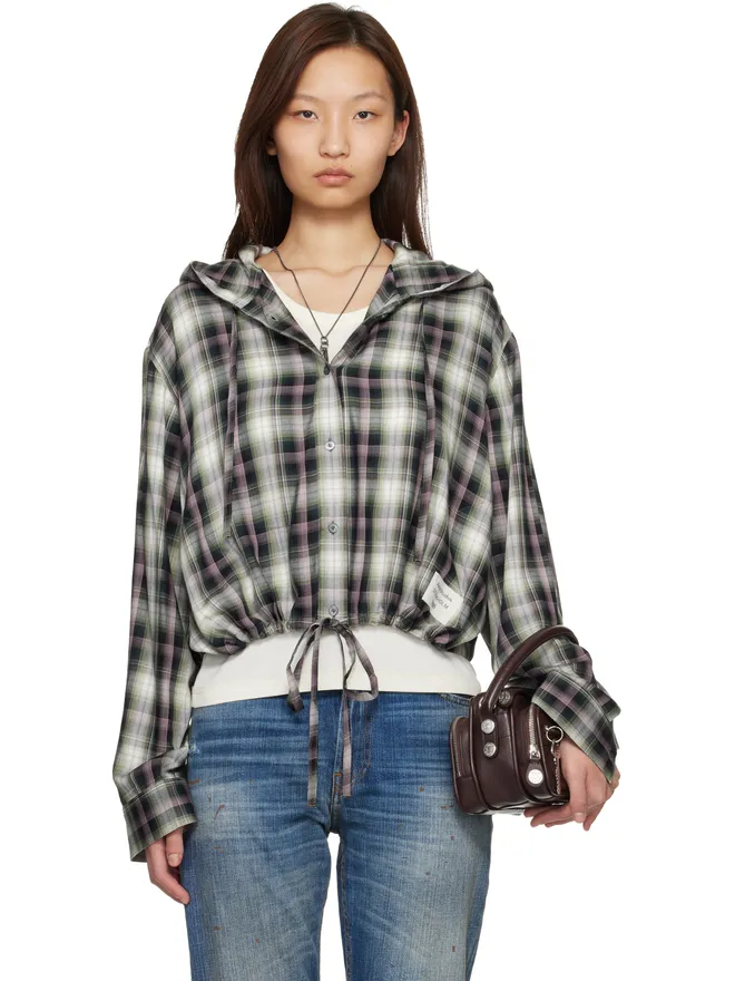 Acne Studios Acne Studios フード付き オーバーシャツの商品画像