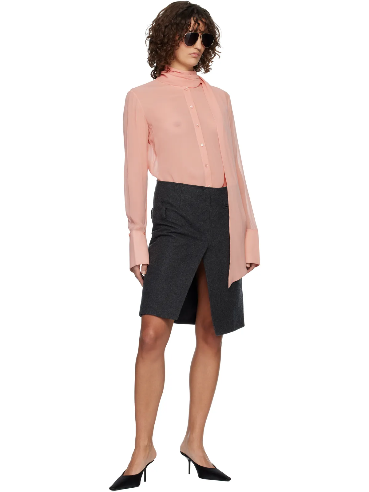 Acne Studios シルク シャツ - 画像5