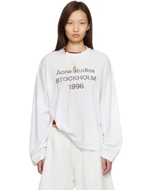 Acne Studios リラックスフィット ロゴ Tシャツ - サムネイル1