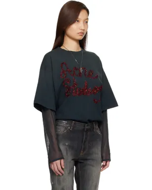 Acne Studios レイヤード ロゴ Tシャツ - サムネイル2