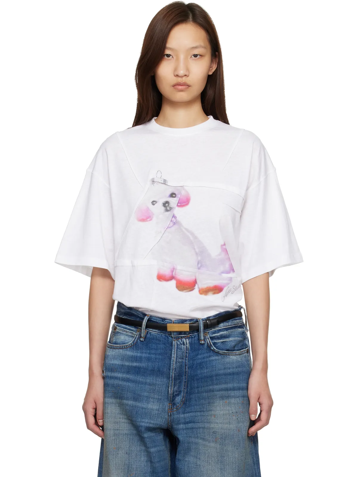Acne Studios プリントTシャツ - 画像1