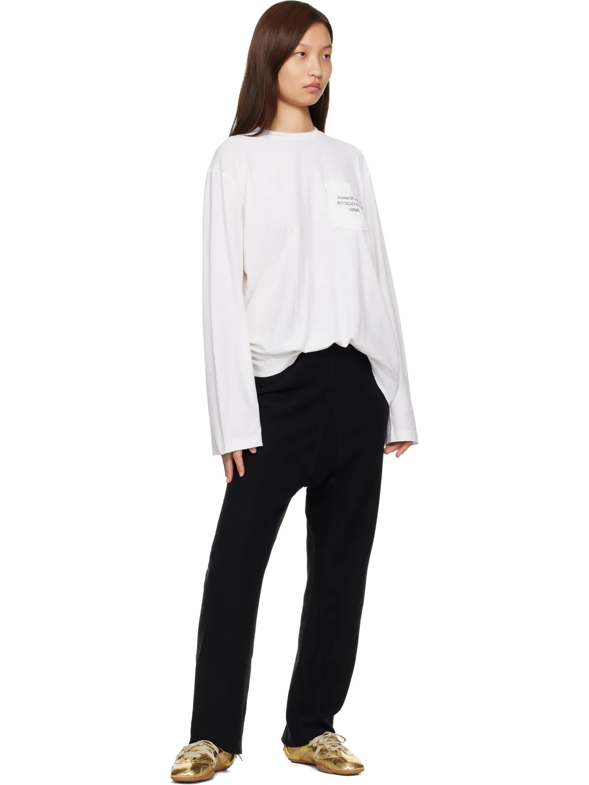 Acne Studios レースアップ レザースニーカー - 画像5
