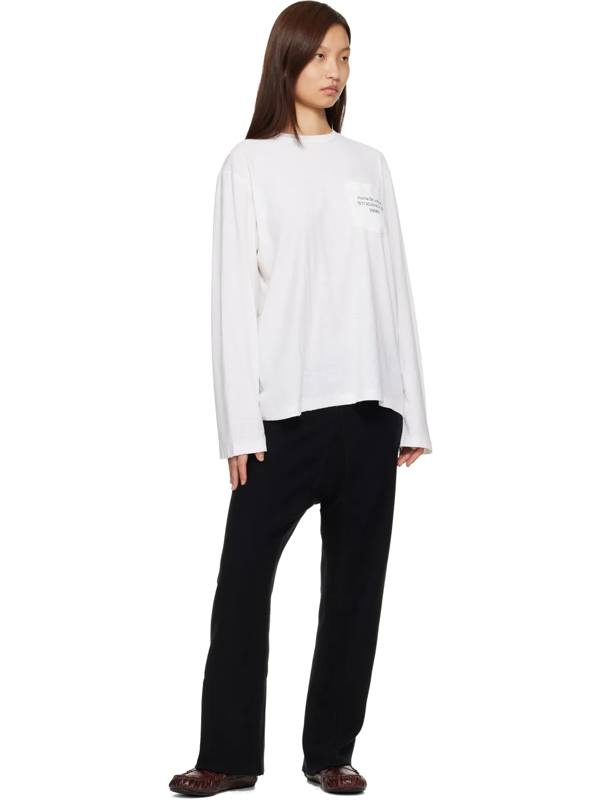 Acne Studios レザー サドル ローファー - 画像5