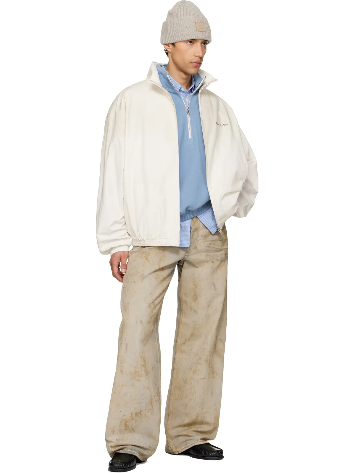 Acne Studios ロゴ ジップアップジャケット - 画像4
