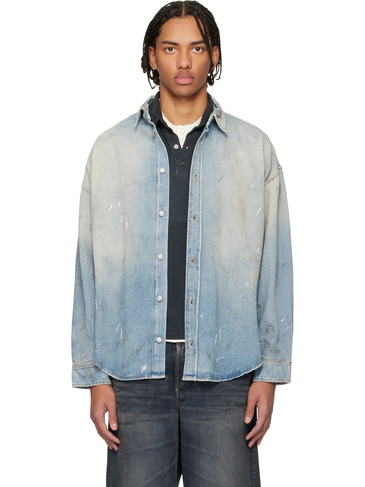 Acne Studios フェード デニムシャツ - 画像1