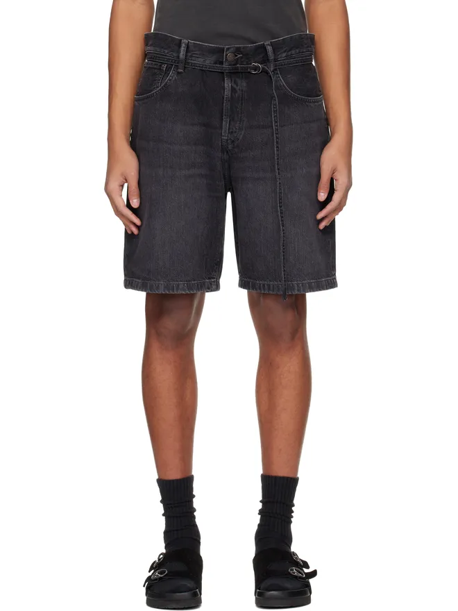 Acne Studios Acne Studios ルーズフィット デニムショートパンツの商品画像