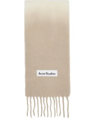Acne Studios ウール フリンジ マフラー - サムネイル1