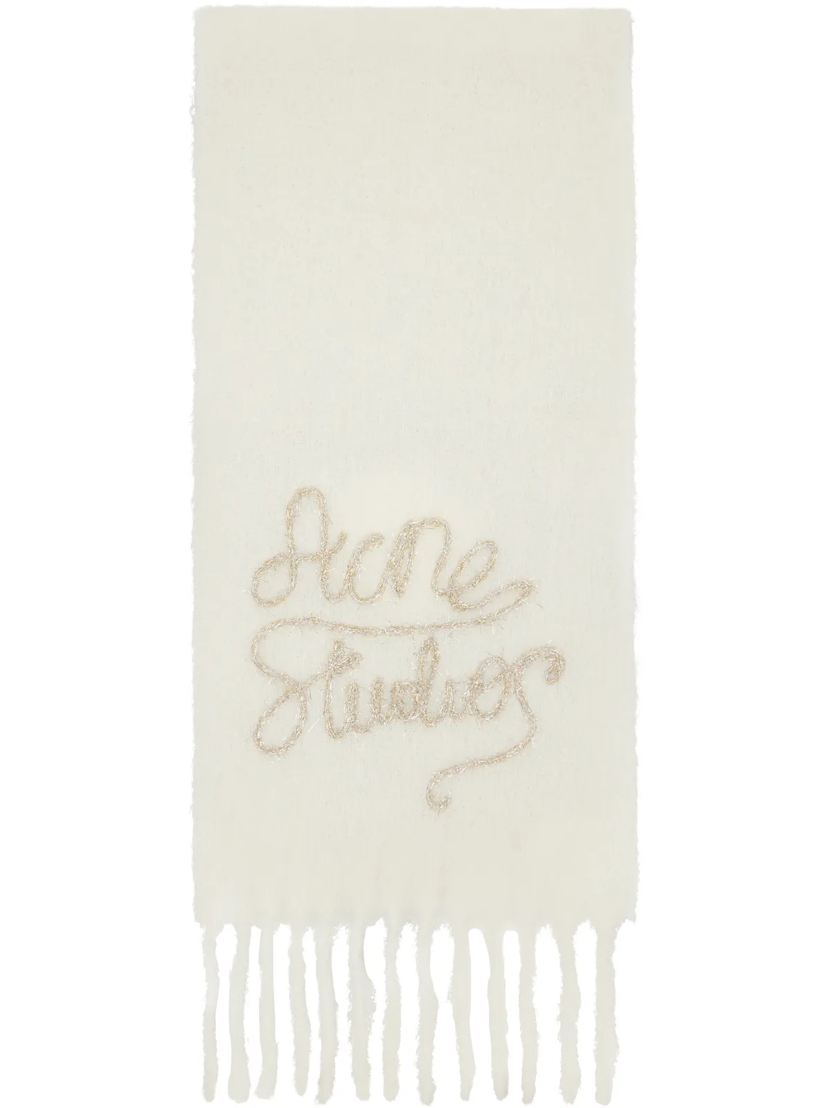 Acne Studios ウール ロゴ マフラー - 画像1
