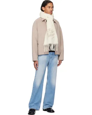 Acne Studios ウール ロゴ マフラー - サムネイル3