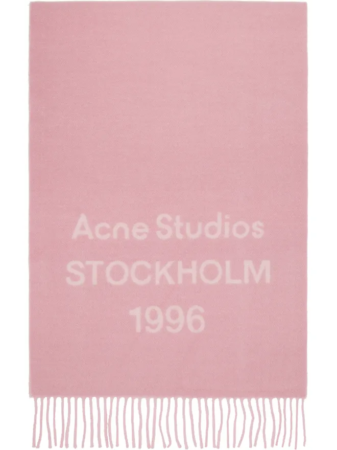 Acne Studios Acne Studios Wide Logo マフラーの商品画像