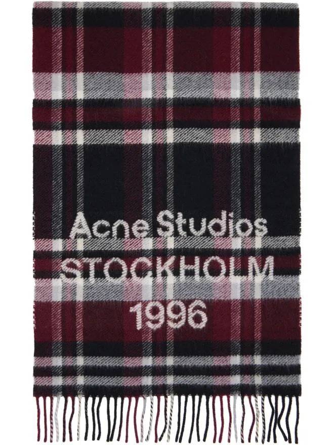 Acne Studios Acne Studios Logo Fringe マフラーの商品画像