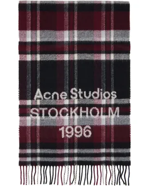 Acne Studios Logo Fringe マフラー - サムネイル1