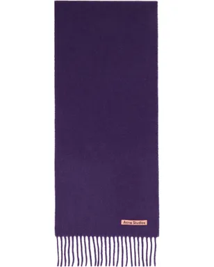 Acne Studios Skinny フリンジ ウール マフラー - サムネイル1