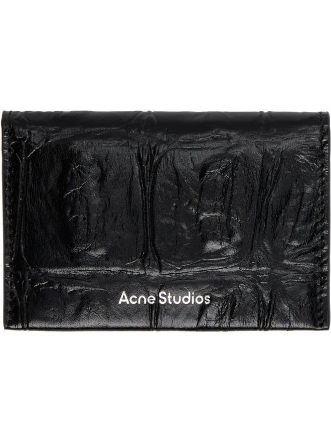 Acne Studios Acne Studios レザー 二つ折りカードケースの商品画像