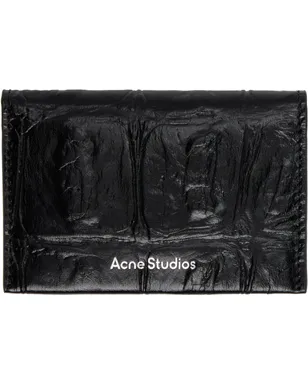 Acne Studios レザー 二つ折りカードケース - サムネイル1