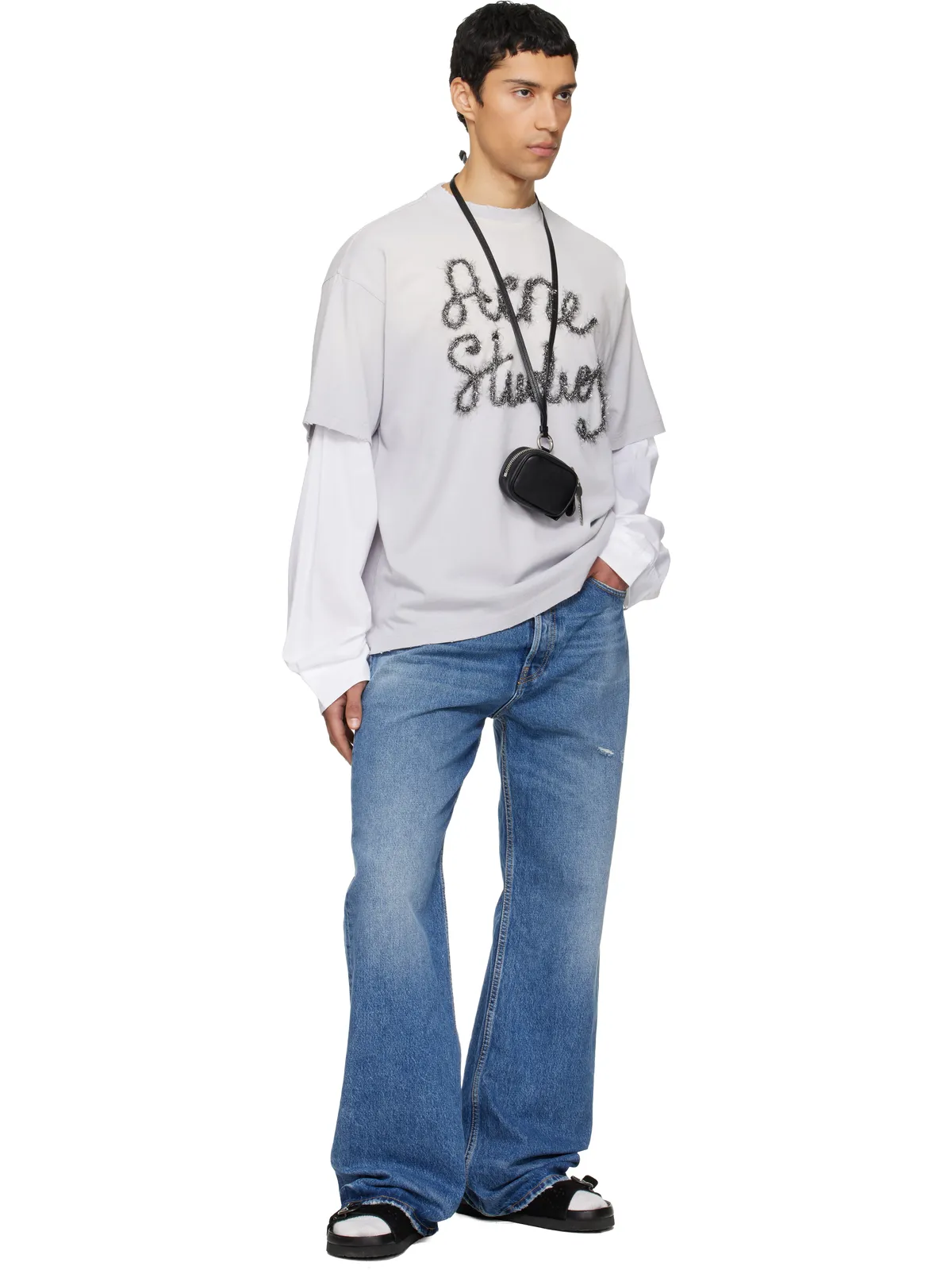 Acne Studios Camero Clip ポーチ - 画像4