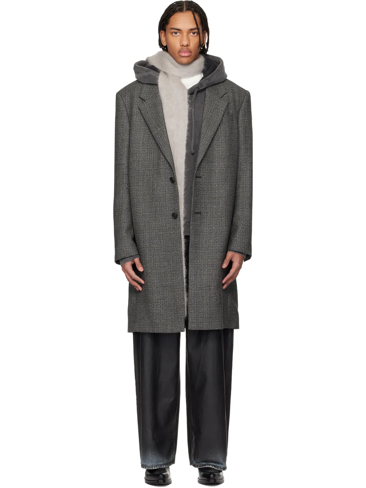 Acne Studios シングルブレスト ウール コート - 画像1