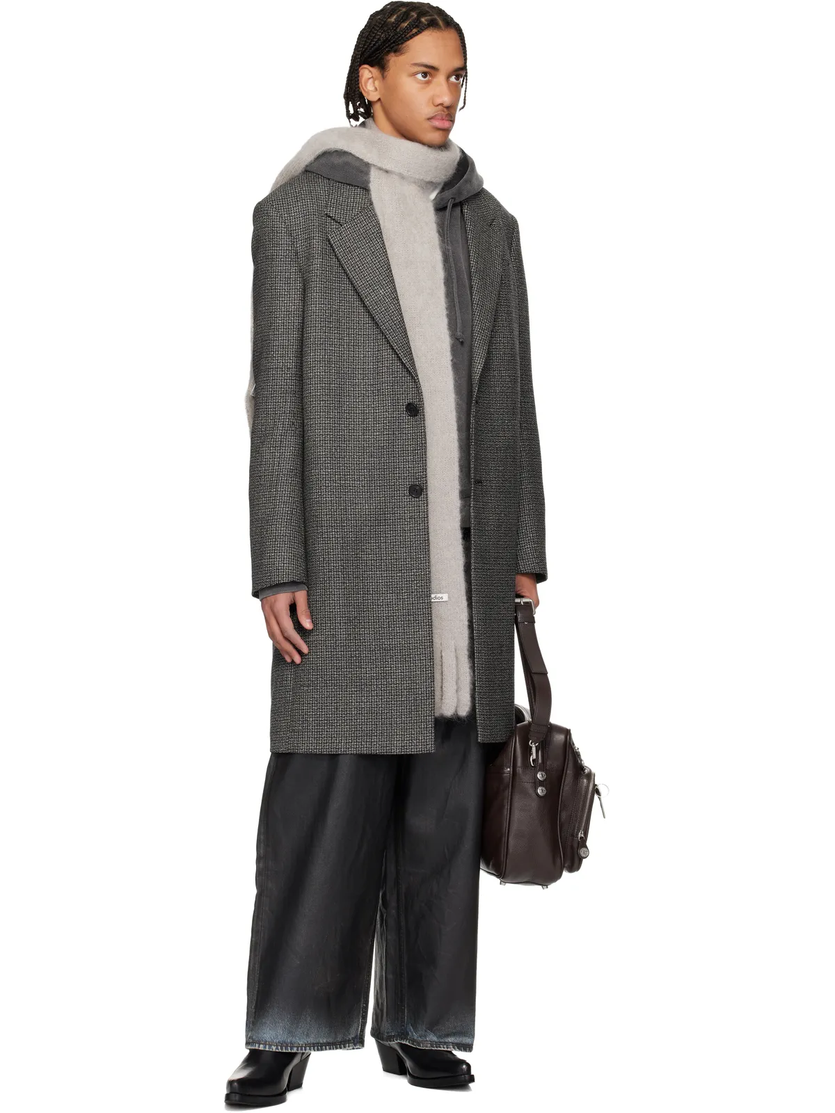 Acne Studios シングルブレスト ウール コート - 画像4