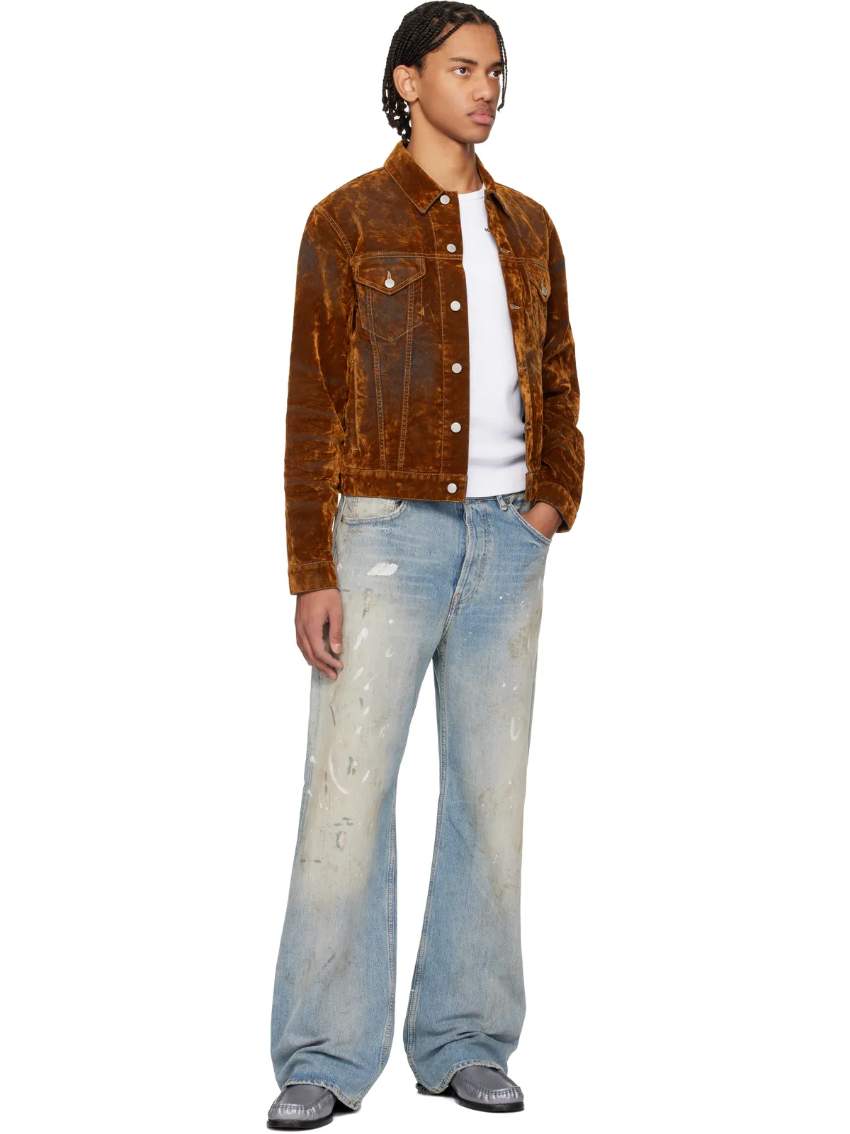 Acne Studios フロック デニムジャケット - 画像4