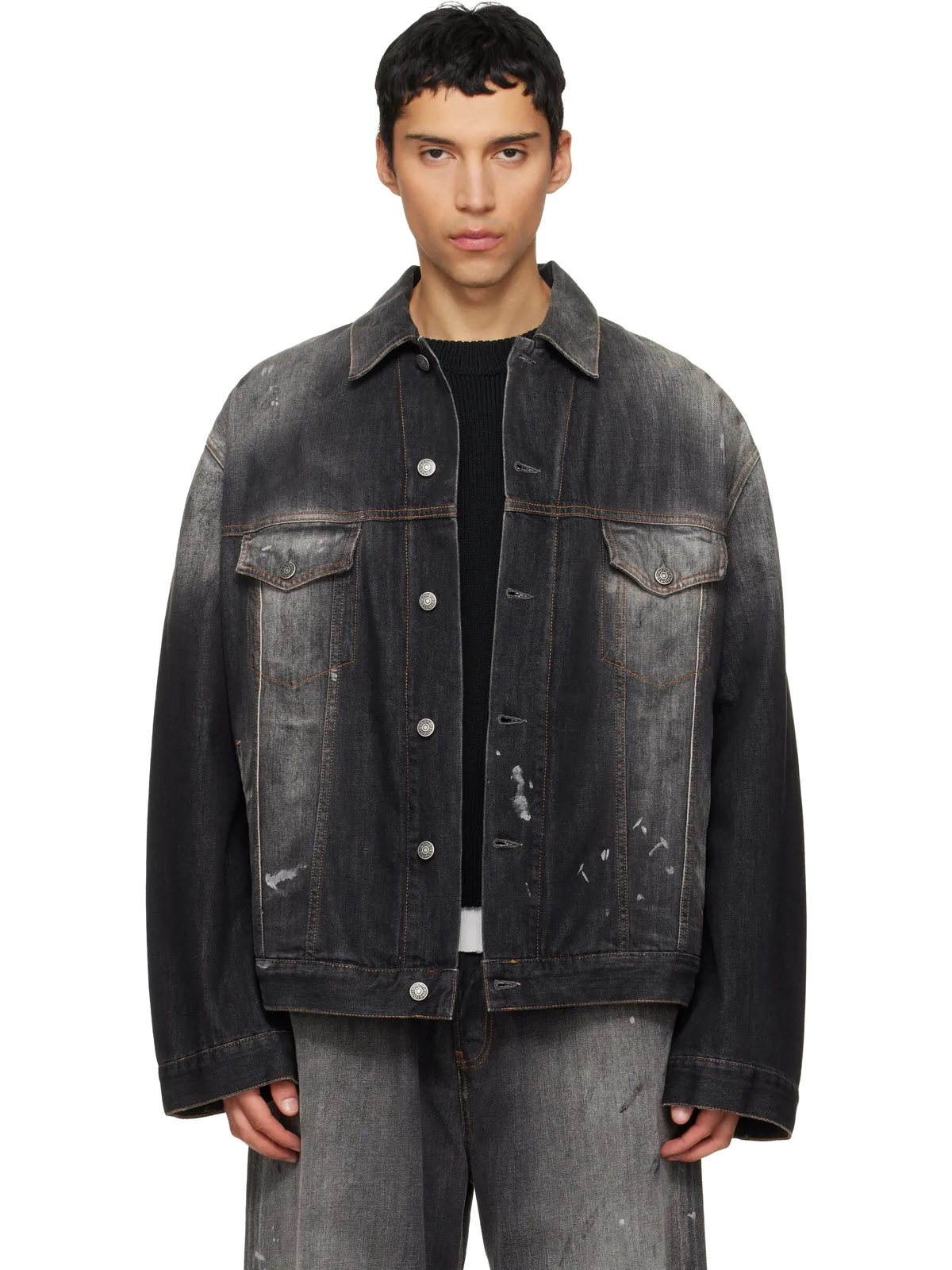Acne Studios フェード デニムジャケット - 画像1