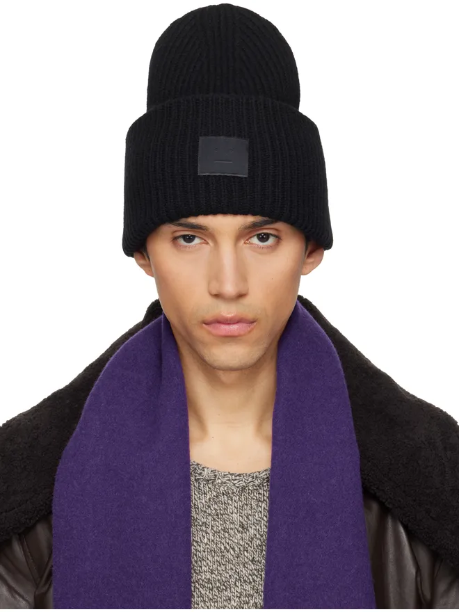 Acne Studios Acne Studios Large Face Logo ビーニーの商品画像