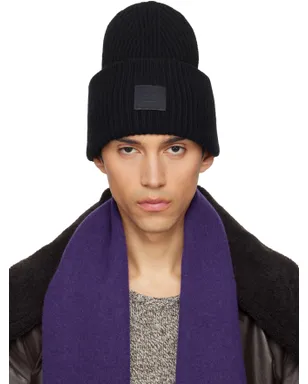 Acne Studios Large Face Logo ビーニー - サムネイル1