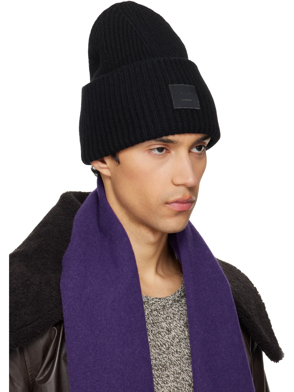 Acne Studios Large Face Logo ビーニー - 画像2