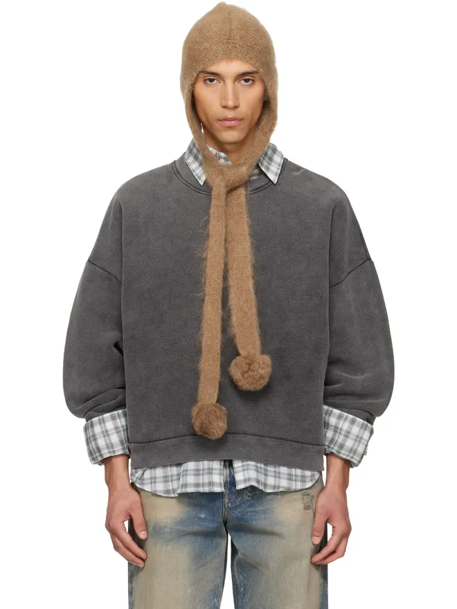 Acne Studios Acne Studios モヘア イヤーフラップ フードの商品画像