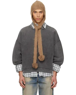 Acne Studios モヘア イヤーフラップ フード - サムネイル1