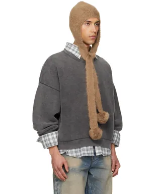 Acne Studios モヘア イヤーフラップ フード - サムネイル2