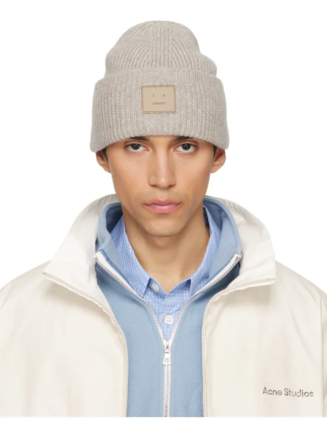 Acne Studios Acne Studios Face Logo ビーニーの商品画像