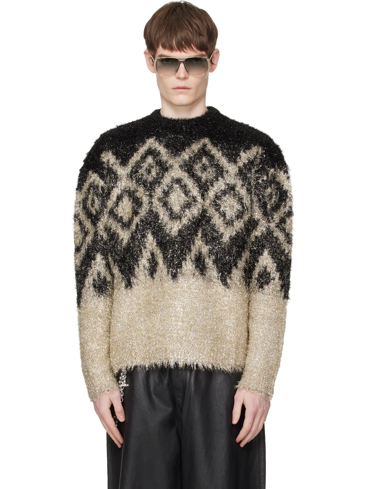 Acne Studios Metallic Knit セーター - 画像1