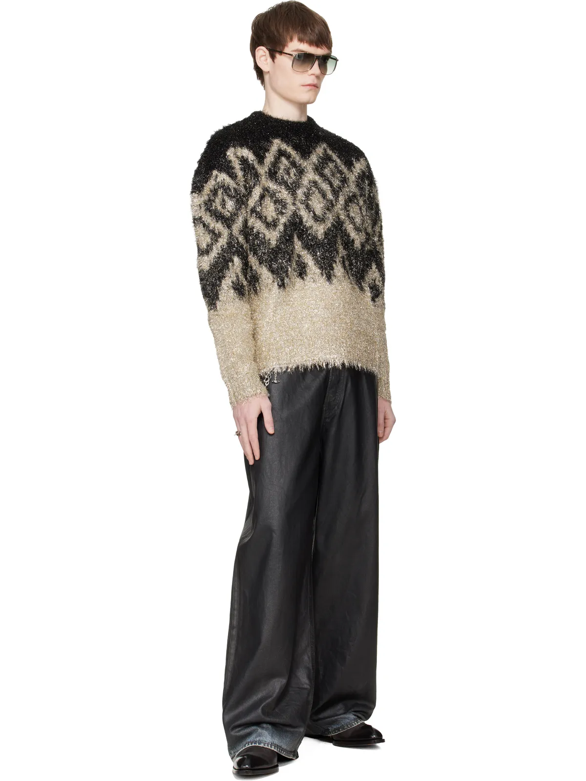 Acne Studios Metallic Knit セーター - 画像4