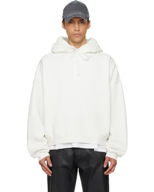 Acne Studios ロゴ フリース フーディ - サムネイル1