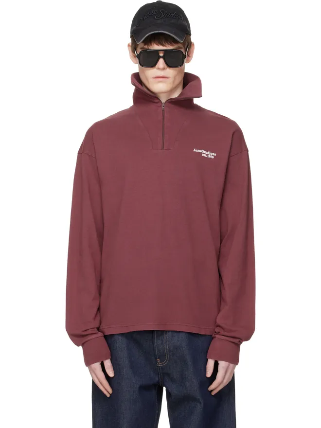 Acne Studios Acne Studios ジップアップ ロゴ スウェットシャツの商品画像