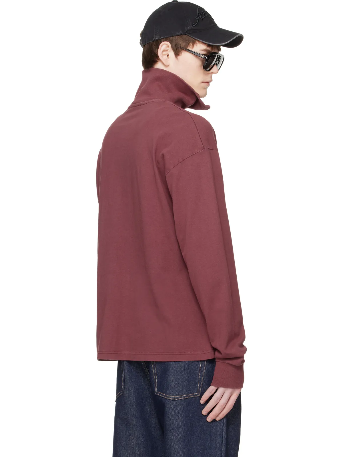 Acne Studios ジップアップ ロゴ スウェットシャツ - 画像3