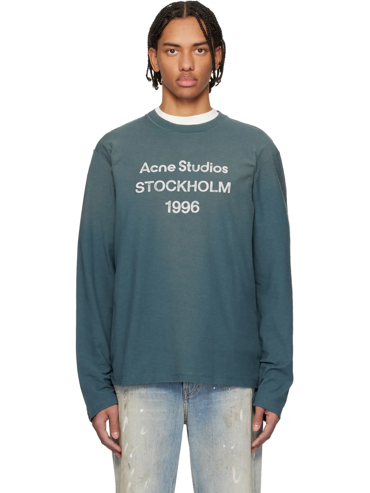 Acne Studios リラックスフィット ロゴ Tシャツ - 画像1