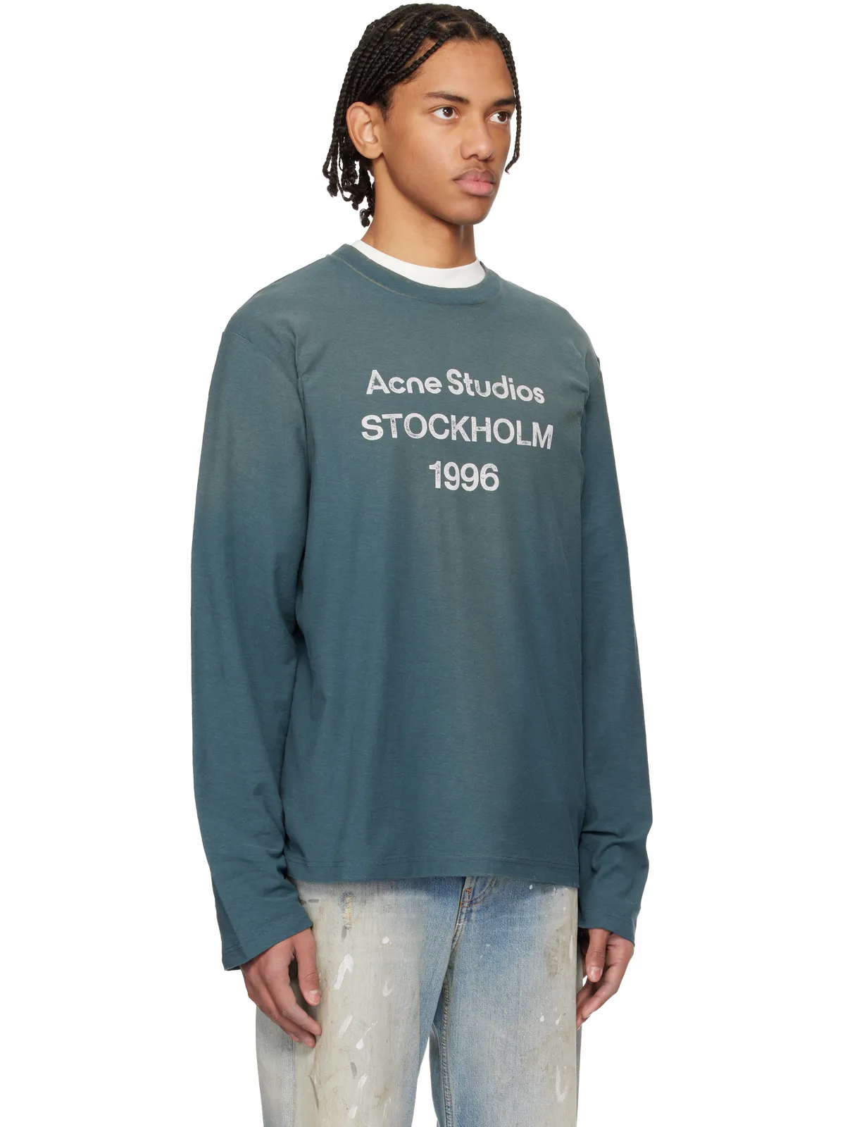 Acne Studios リラックスフィット ロゴ Tシャツ - 画像2
