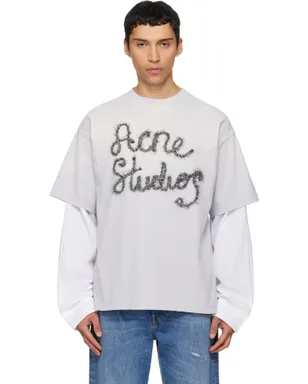 Acne Studios レイヤード ロゴ Tシャツ - サムネイル1