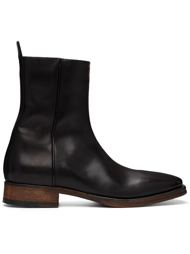 Acne Studios Acne Studios レザー アンクルブーツの商品画像