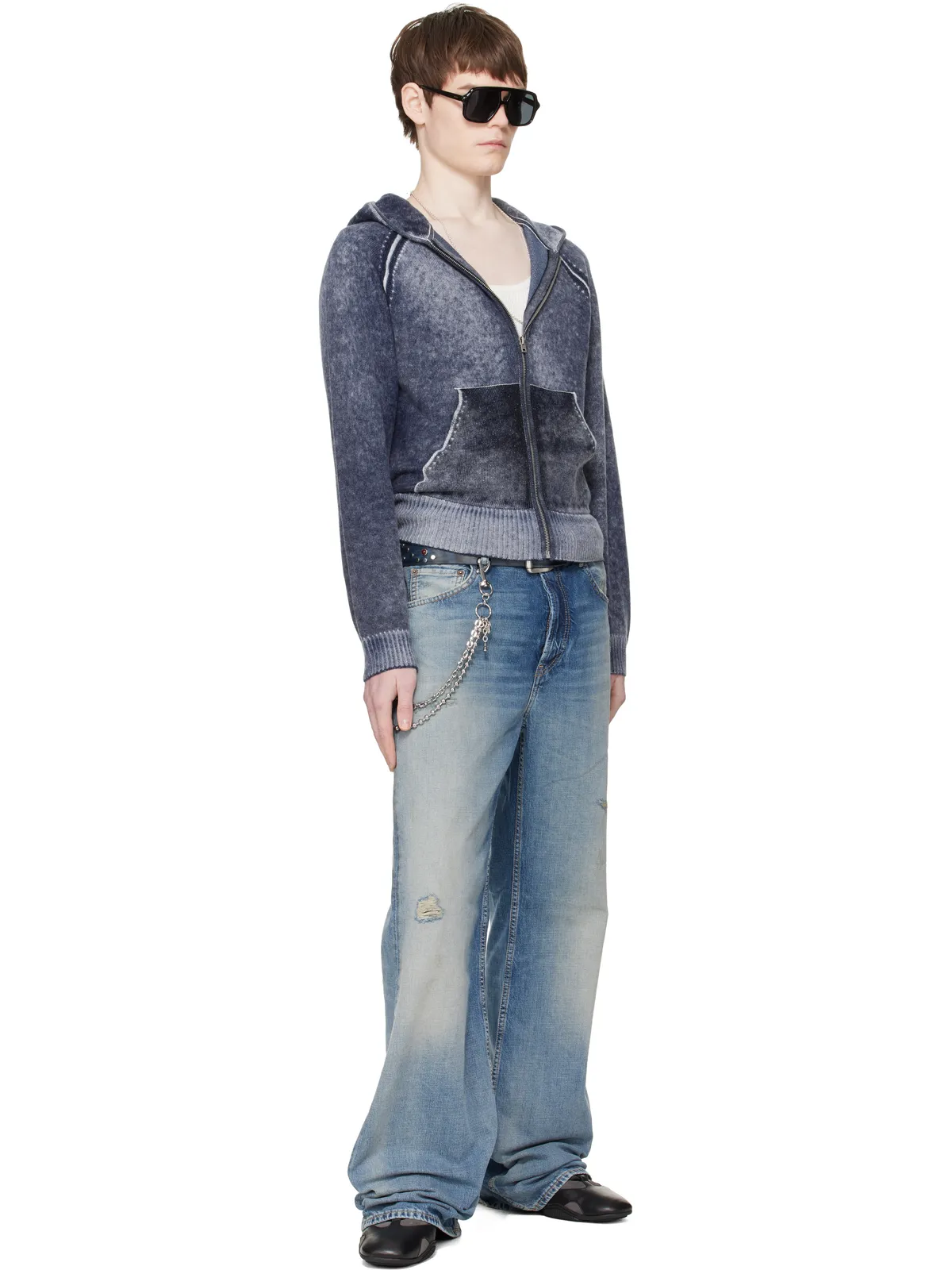 Acne Studios レザー レースアップ スニーカー - 画像5