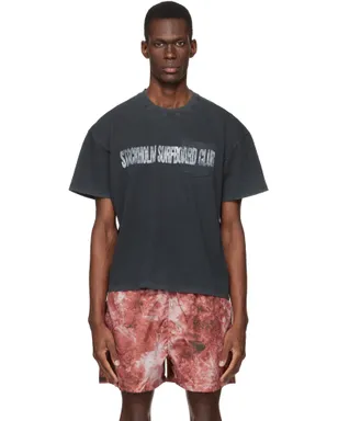 Stockholm Surfboard Club Printed ポケットTシャツ - サムネイル1