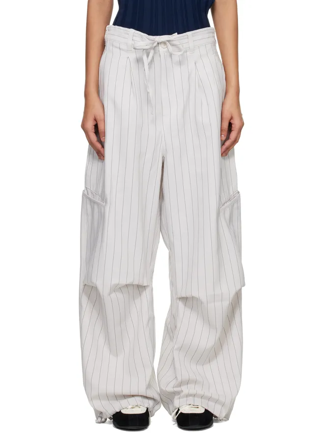 Y-3 Y-3 Pinstripe UT ストレートレッグ ラウンジパンツの商品画像