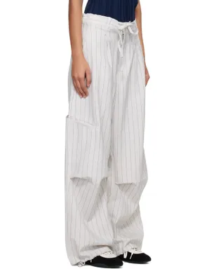 Y-3 Pinstripe UT ストレートレッグ ラウンジパンツ - サムネイル2