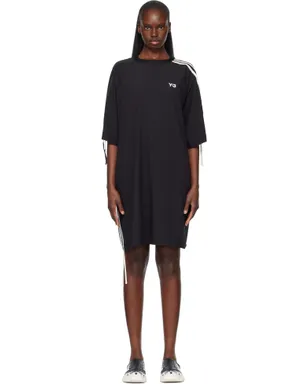 Y-3 Cinch 3 Stripes Oversized Tee ミディアムワンピース - サムネイル1
