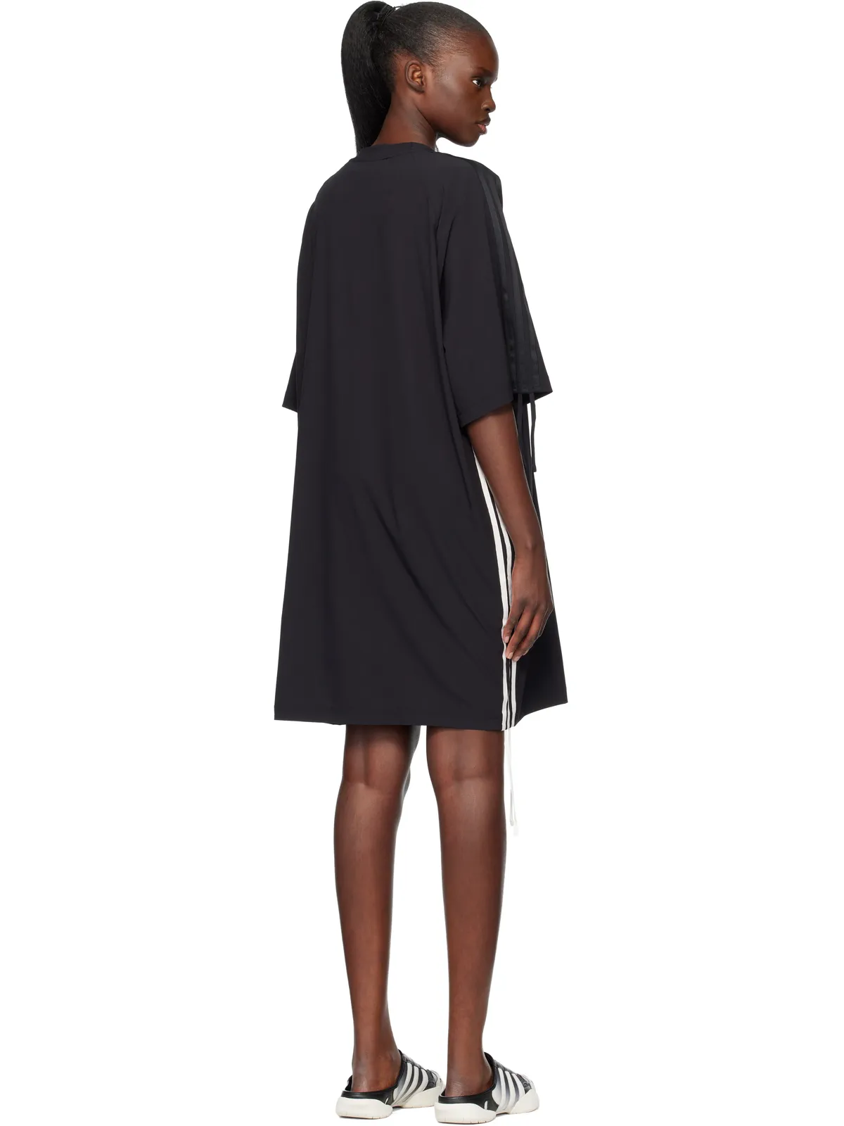 Y-3 Cinch 3 Stripes Oversized Tee ミディアムワンピース - 画像3