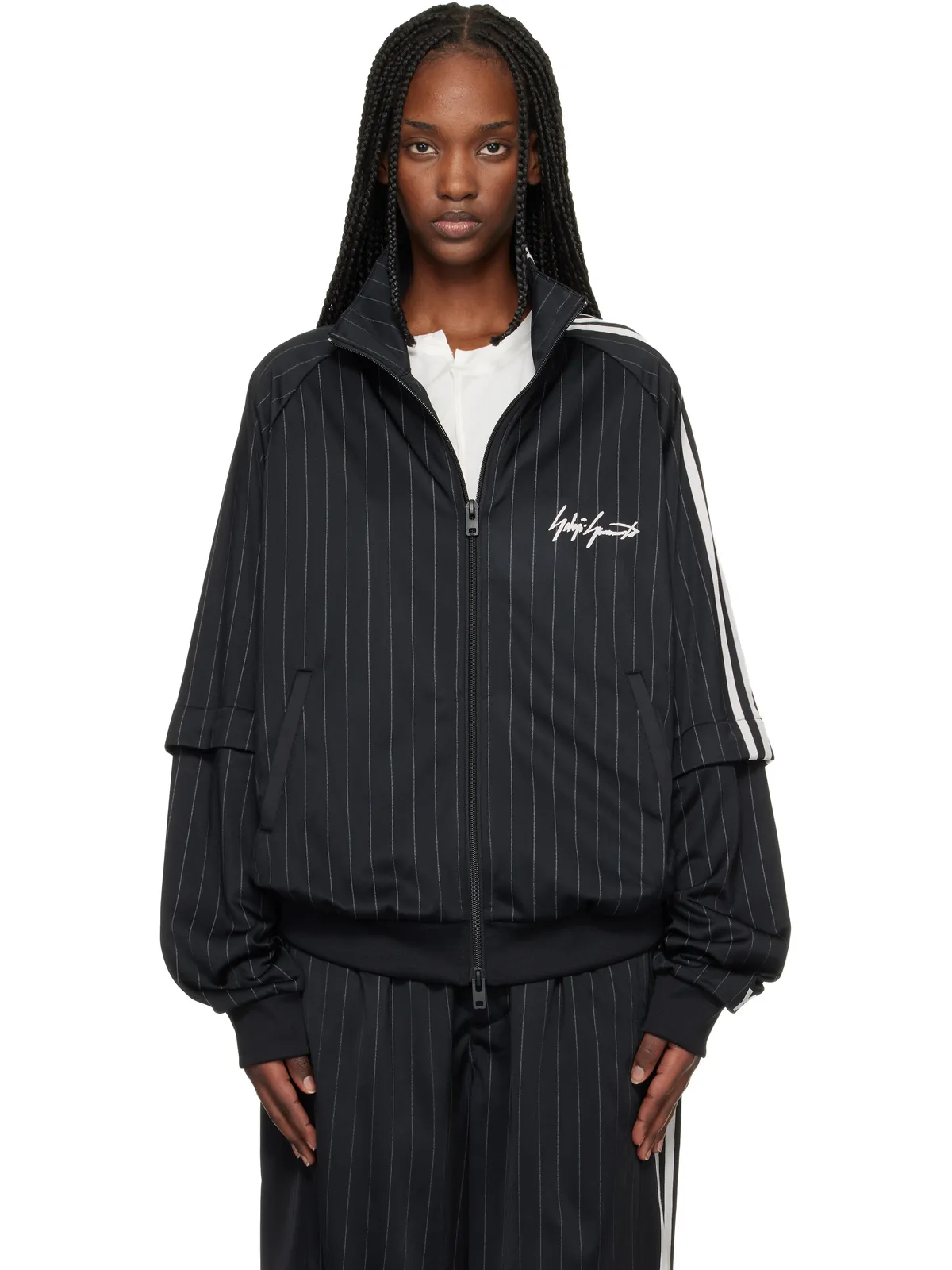 Y-3 'Y-3' Basketball トラックジャケット - 画像1