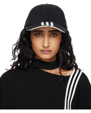 Y-3 ストライプ キャップ - サムネイル1
